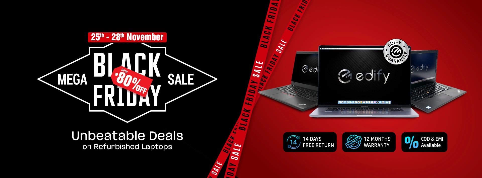 Buy Certified Refurbished Laptops by Edify